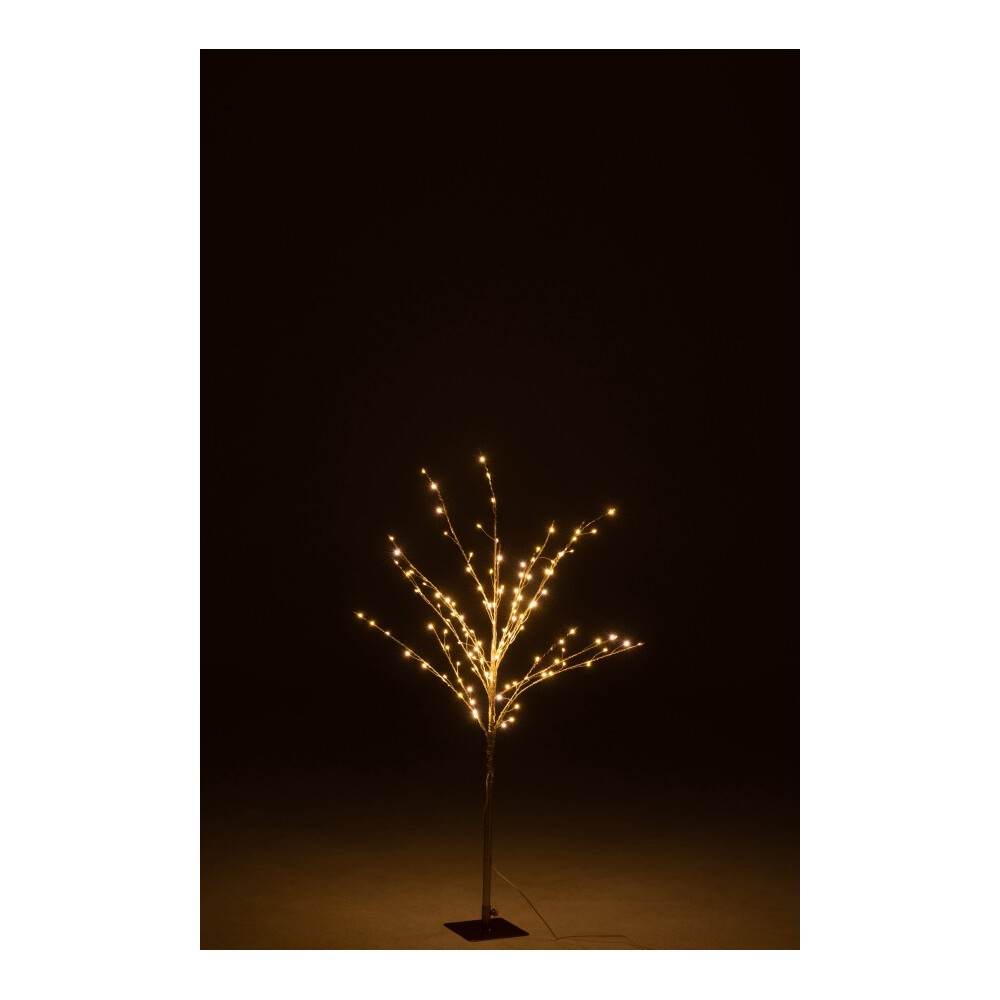 Arbre dénudé doré avec LED – Médium, H99 cm