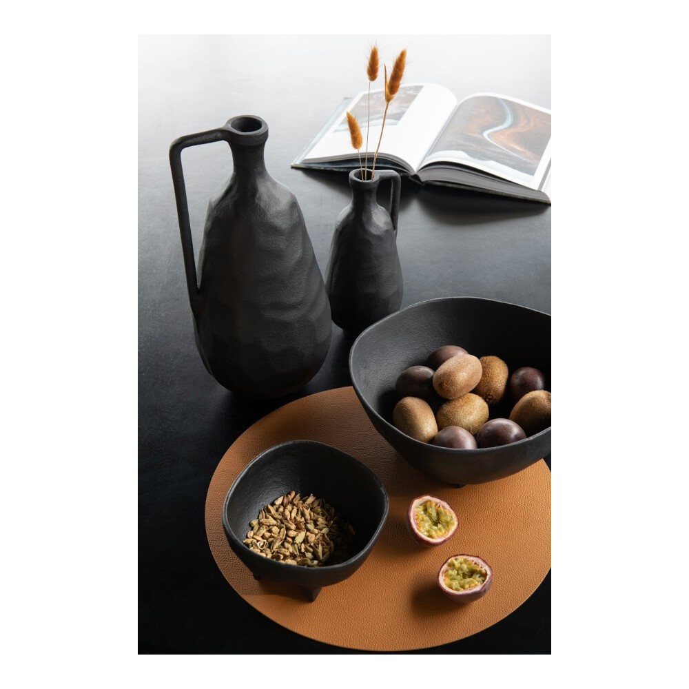 Set de Table Rond en PVC Cognac – Ø 38 cm Set de Table Rond en PVC Cognac – Ø 38 cm