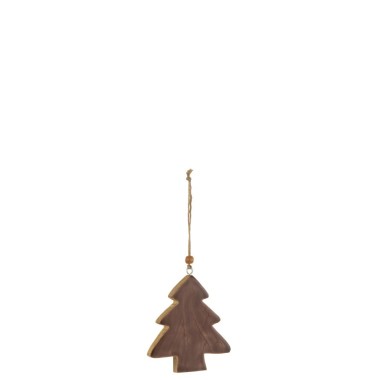 Suspension Sapin en Bois Marron– Large