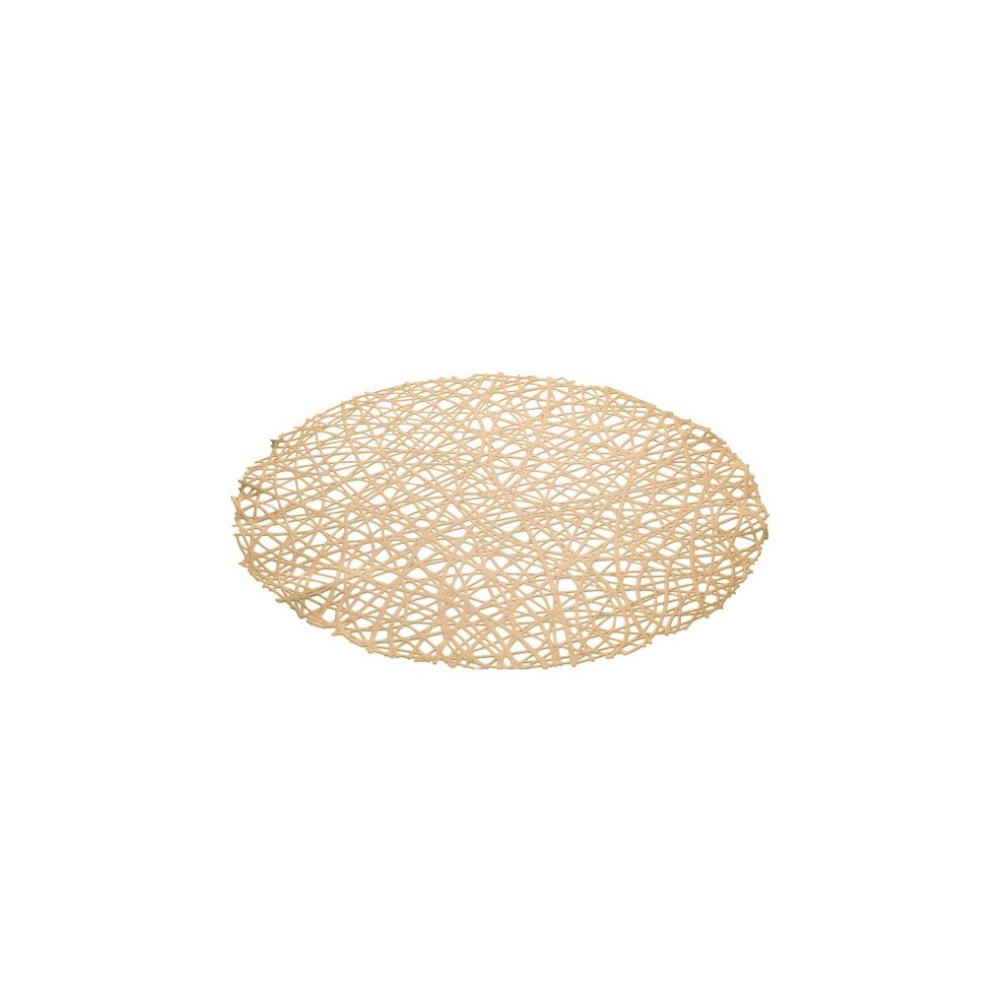 Set de table à trous – Doré brillant, Ø39 cm Set de table à trous – Doré brillant, Ø39 cm