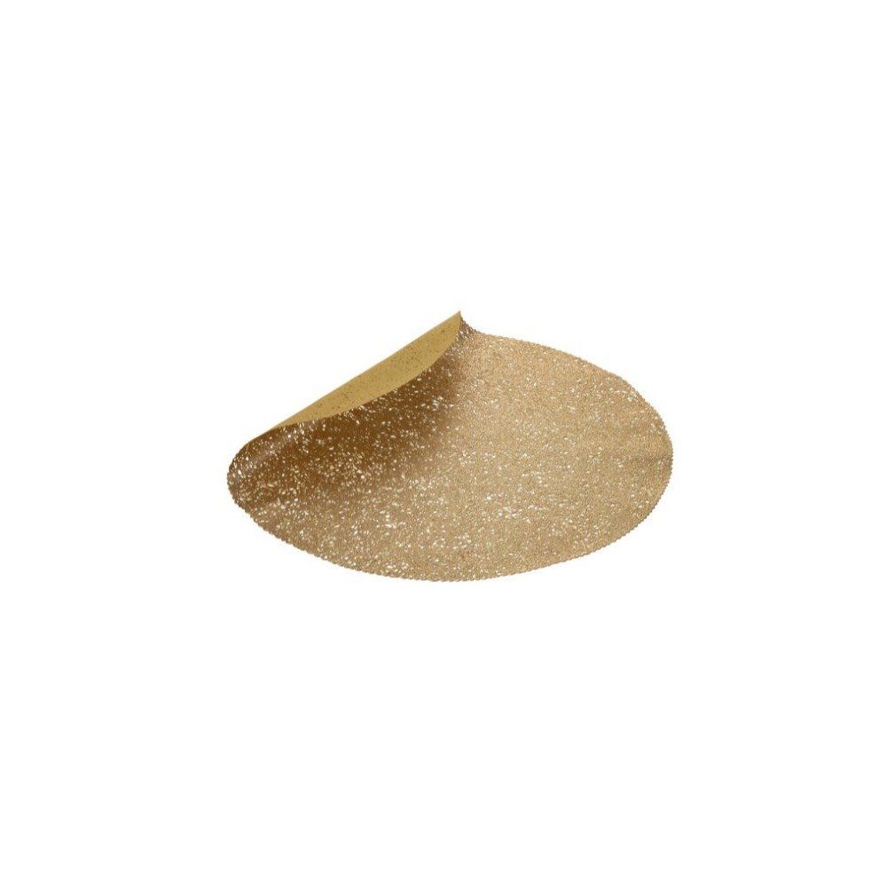 Set de table – Doré mat, Ø38 cm