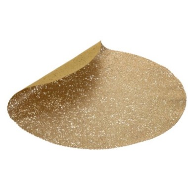 Set de table – Doré mat, Ø38 cm