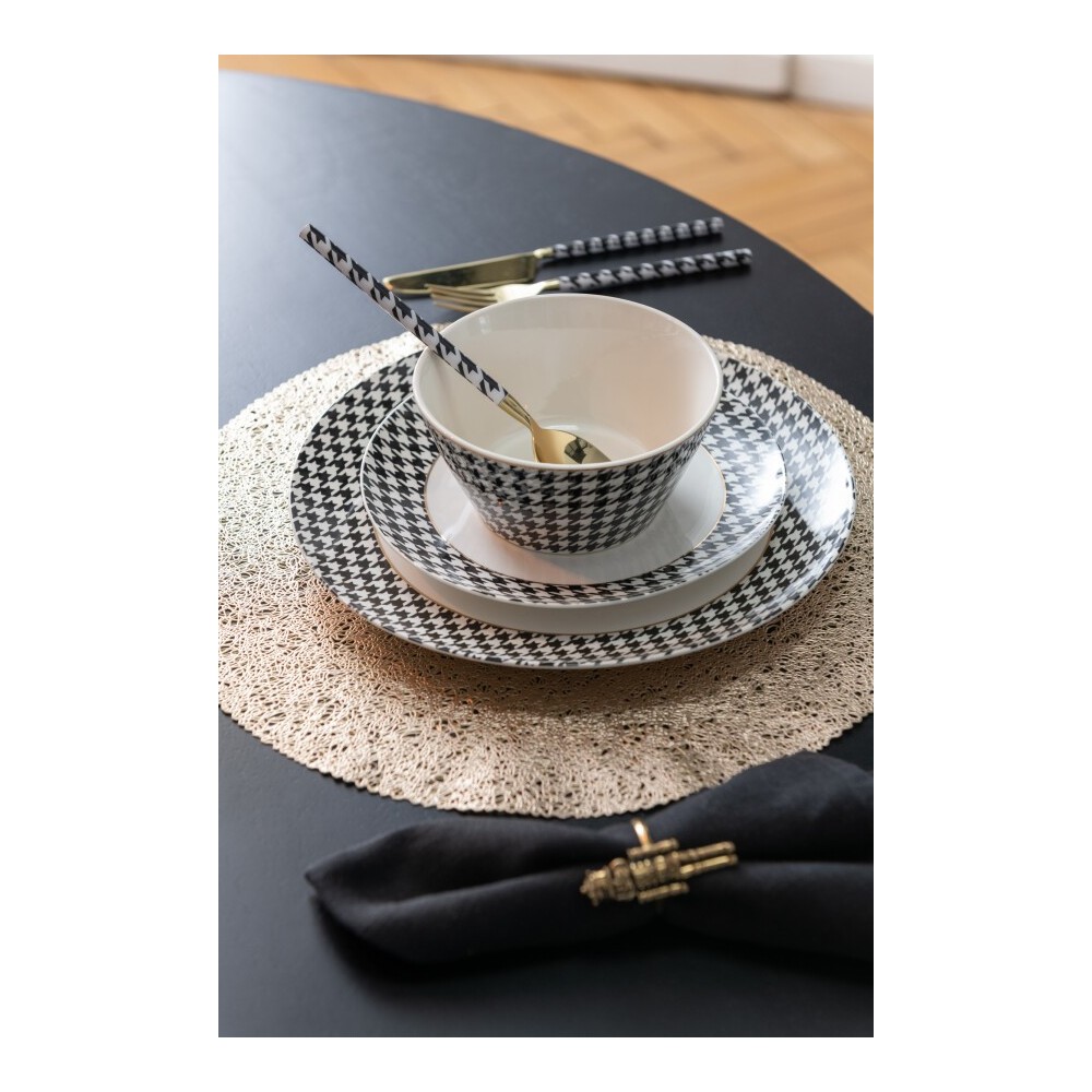 Set de table – Doré mat, Ø38 cm Set de table – Doré mat, Ø38 cm