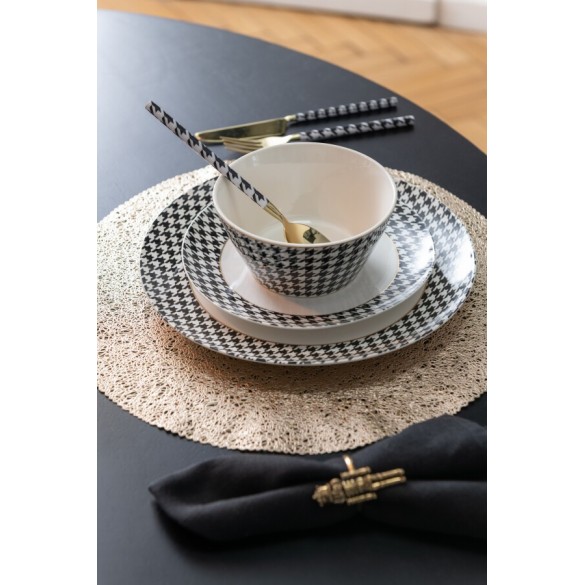 Set de table – Doré brillant, Ø38 cm