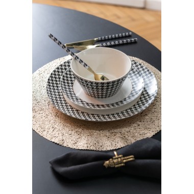Set de table – Doré brillant, Ø38 cm