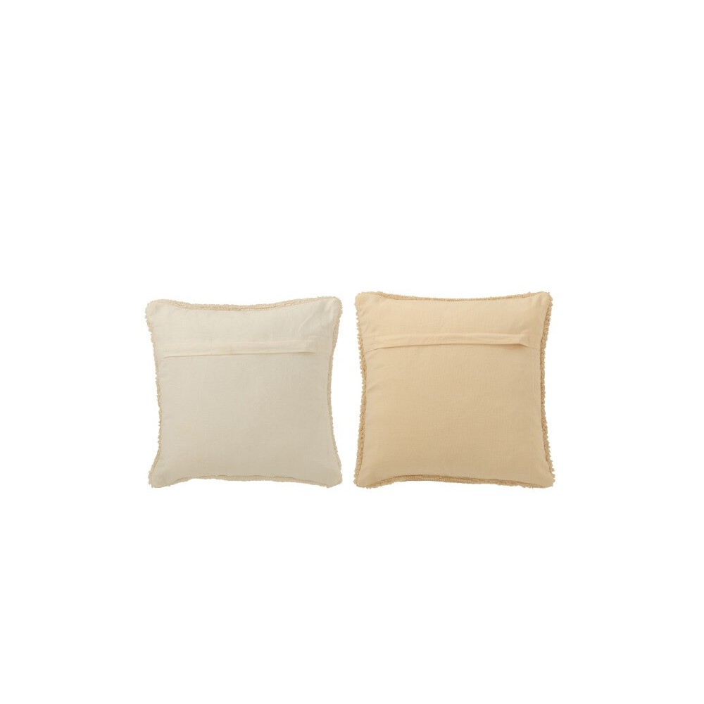 Coussin “Ho Ho Ho” – Blanc , 45×45×15 cm