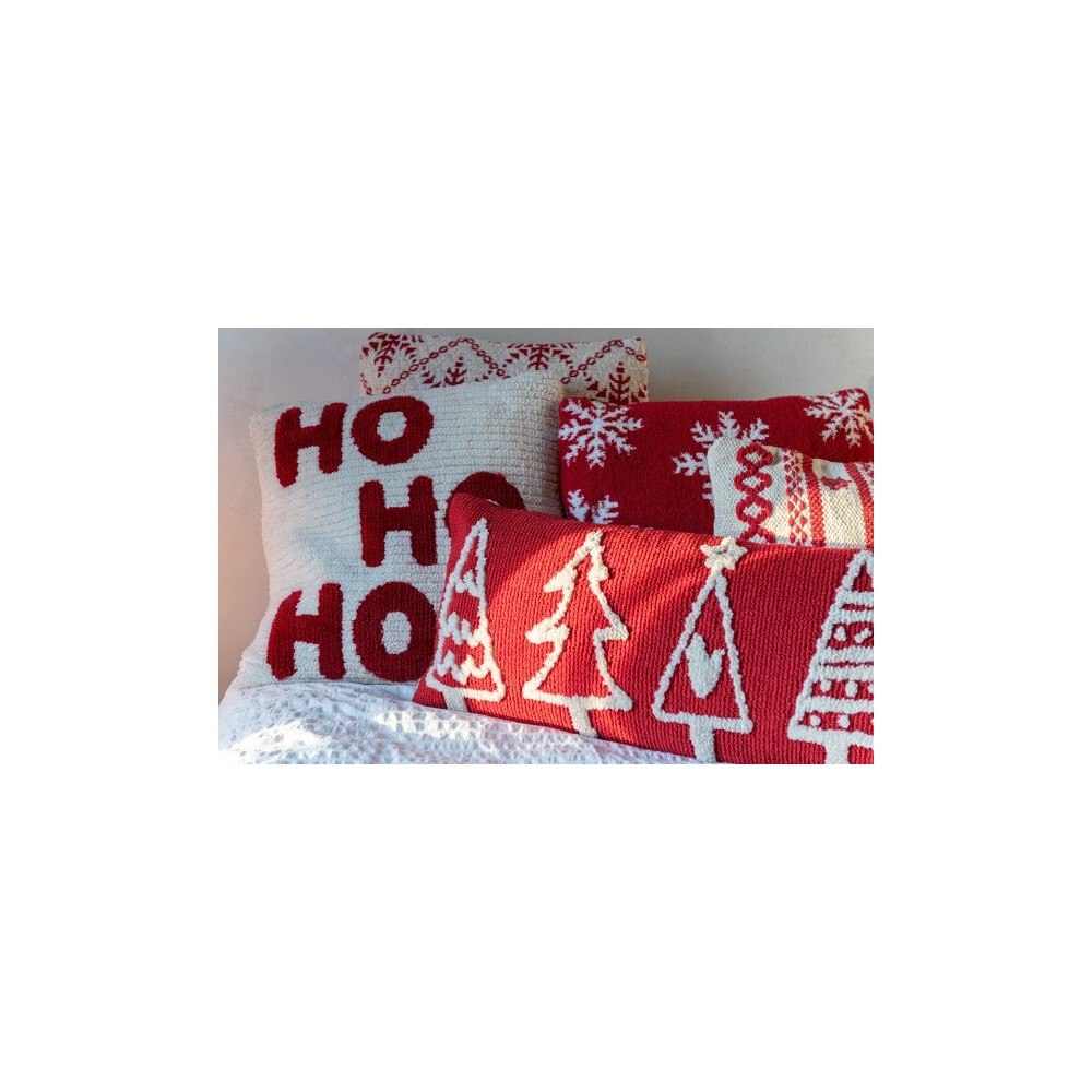 Coussin “Ho Ho Ho” – Blanc , 45×45×15 cm Coussin “Ho Ho Ho” – Blanc , 45×45×15 cm