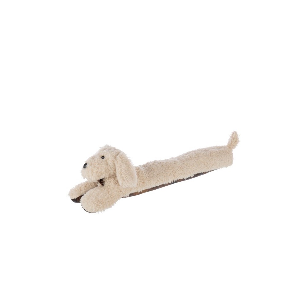 Boudin de porte chien – Beige, 80×15×23 cm