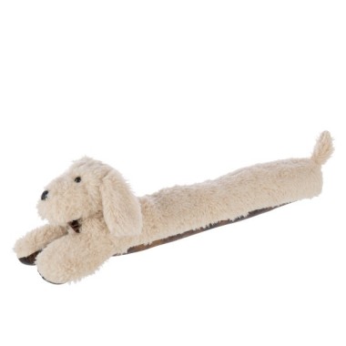 Boudin de porte chien – Beige, 80×15×23 cm