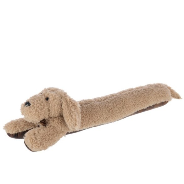 Boudin de porte chien – Beige foncé, 80×15×23 cm