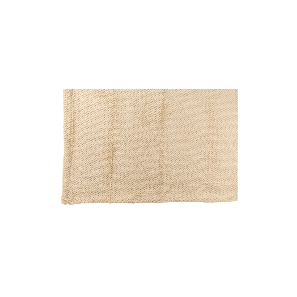 Couverture polyester – Beige, 180x130x1cm