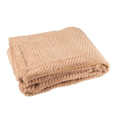 Couverture polyester – Camel, 180x130x1cm