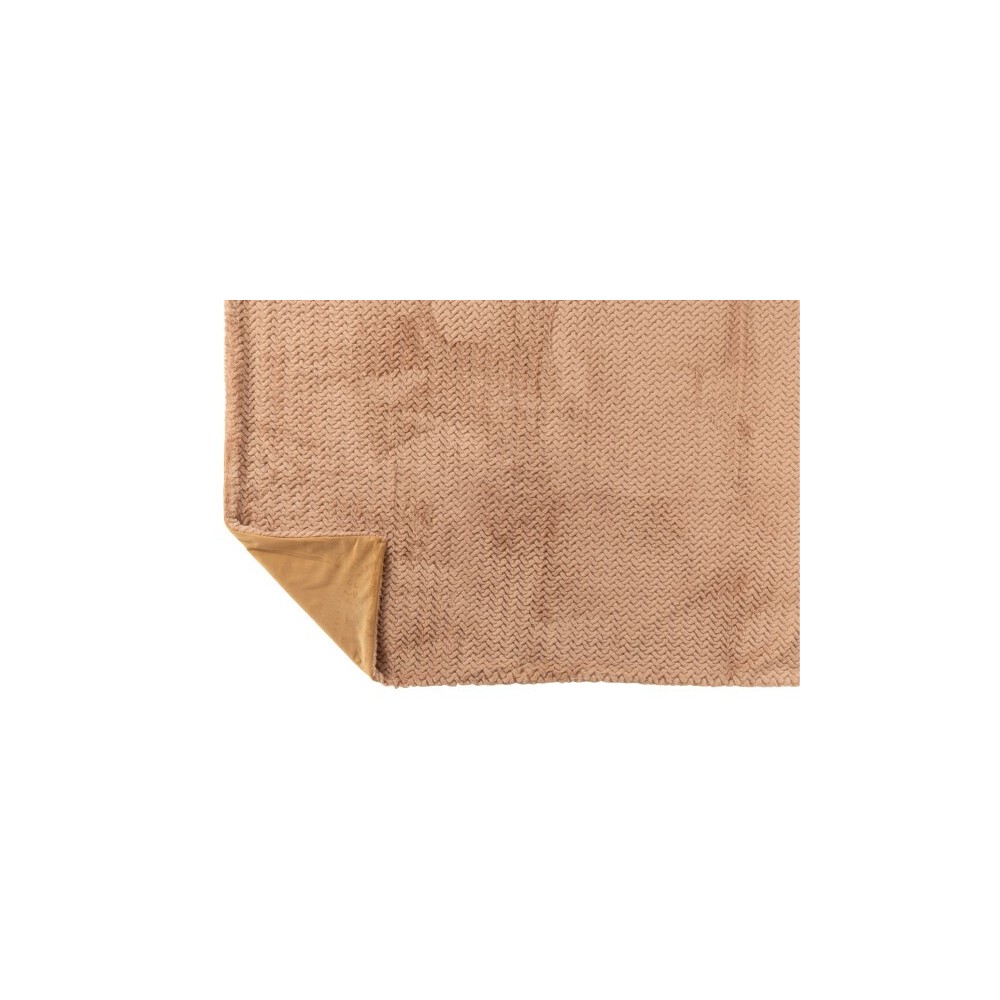 Couverture polyester – Camel, 180x130x1cm