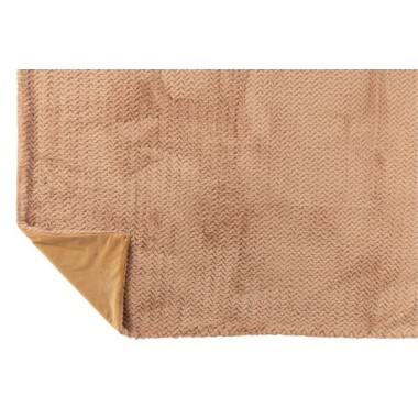 Couverture polyester – Camel, 180x130x1cm