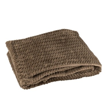 Couverture polyester –Marron foncé, 180x130x1cm