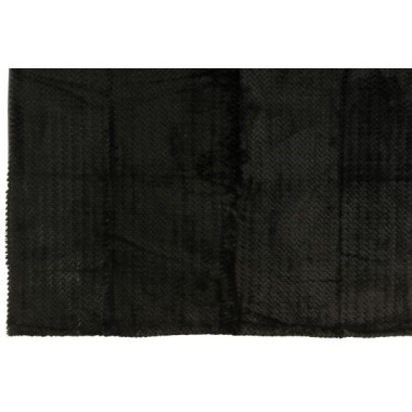 Couverture polyester – Noir, 180x130x1cm