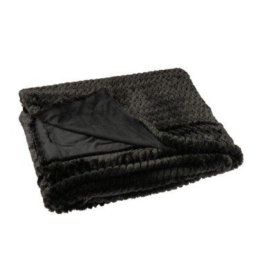 Couverture polyester – Noir, 180x130x1cm