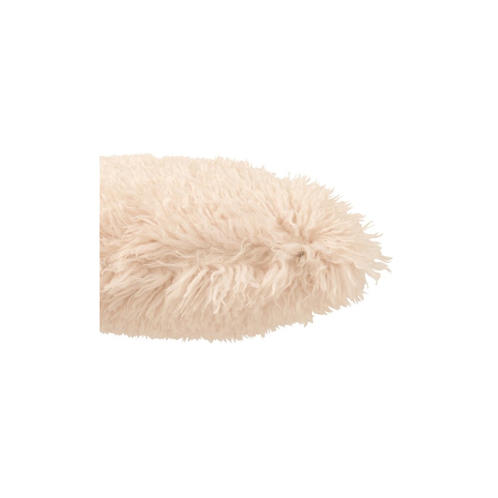 Coussin Moutie polyester – Beige, 45×45×15 cm