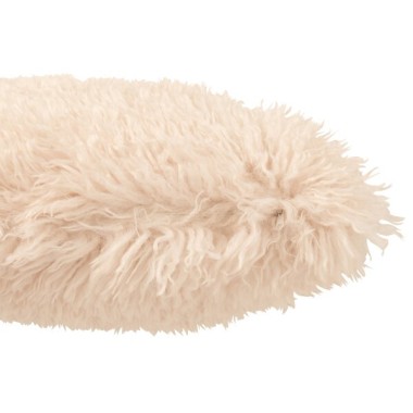 Coussin Moutie polyester – Beige, 45×45×15 cm