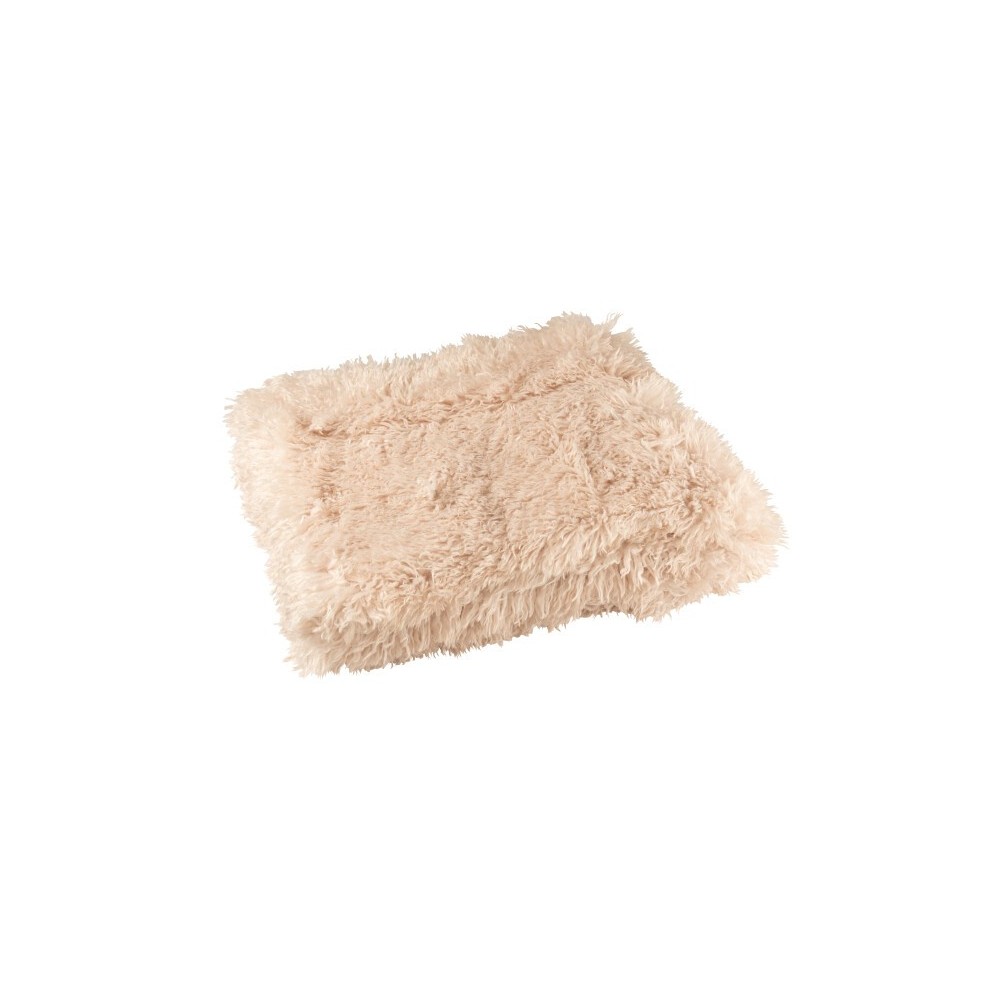 Couverture Moutie polyester – Beige, 180x130x1cm