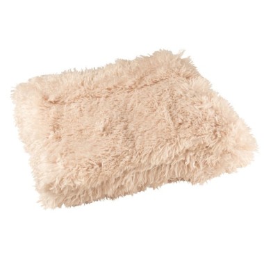 Couverture Moutie polyester – Beige, 180x130x1cm