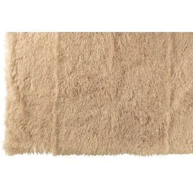 Couverture Moutie polyester – Beige, 180x130x1cm