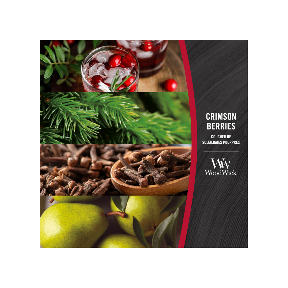 WoodWick Moyenne Baies pourpres