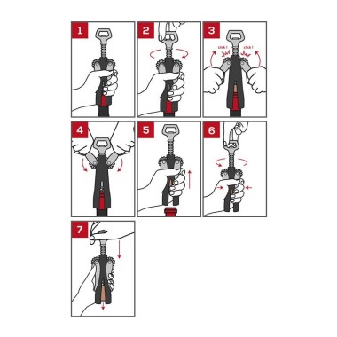 Tire-bouchon à double levier SOUVERAIN – 20 cm Peugeot Saveurs
