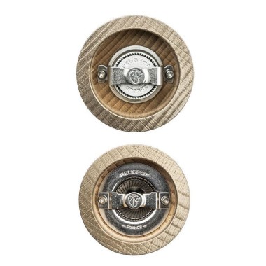 Duo de moulins à poivre et à sel GOLDEN PARIS – Finition dorée – 18 cm Peugeot Saveurs