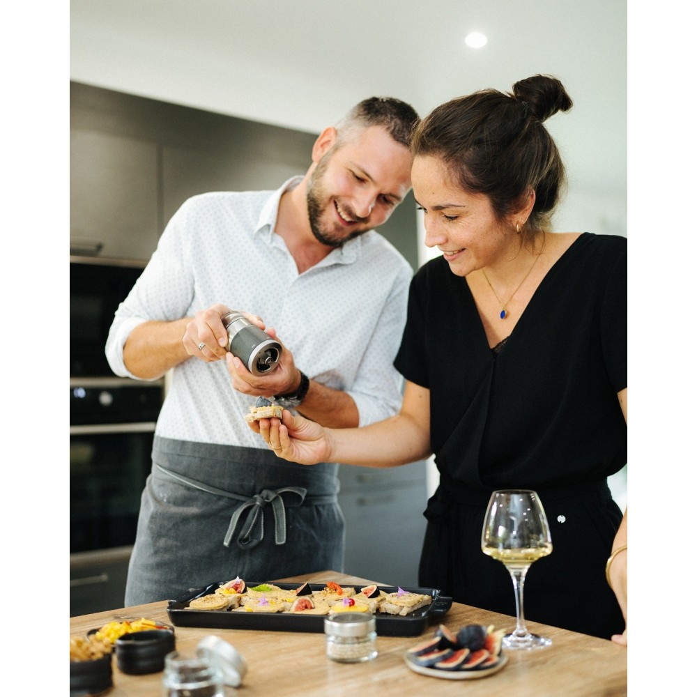 Duo MAESTRO – Bar à poivres & Bar à sels Peugeot Saveurs