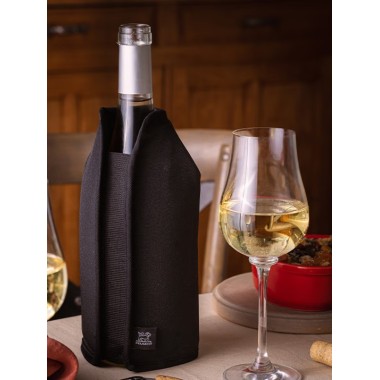 Frizz noir - Rafraîchisseur extensible Vins & Champagnes, rouge, 23 cm Peugeot Saveurs