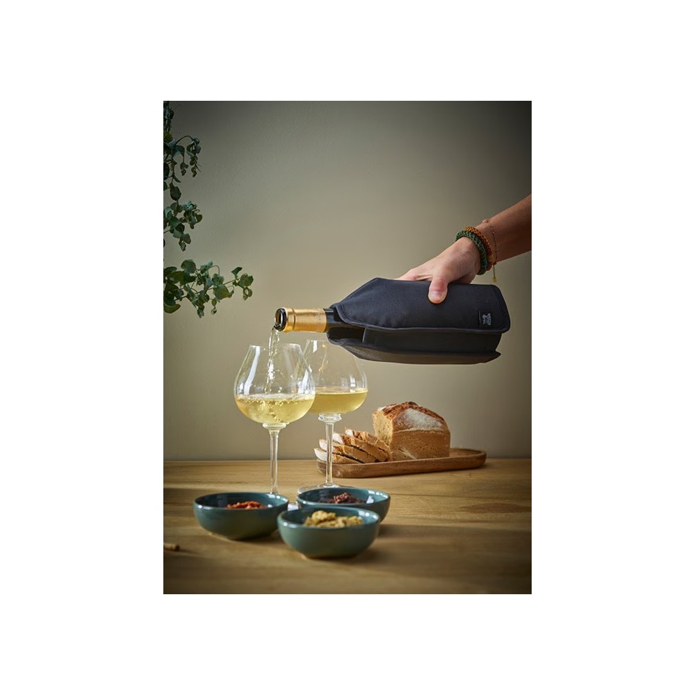 Frizz Gris - Rafraîchisseur extensible Vins & Champagnes, rouge, 23 cm Peugeot Saveurs