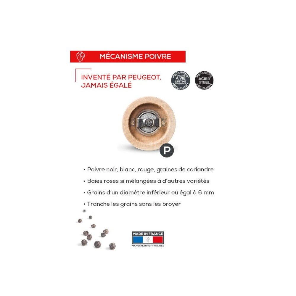 Moulin à poivre manuel Boréal – Vert Fougère , 21 cm