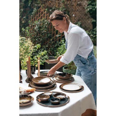 Cycle- Bol à pâtes- Grès Dia 21x H5.5cm