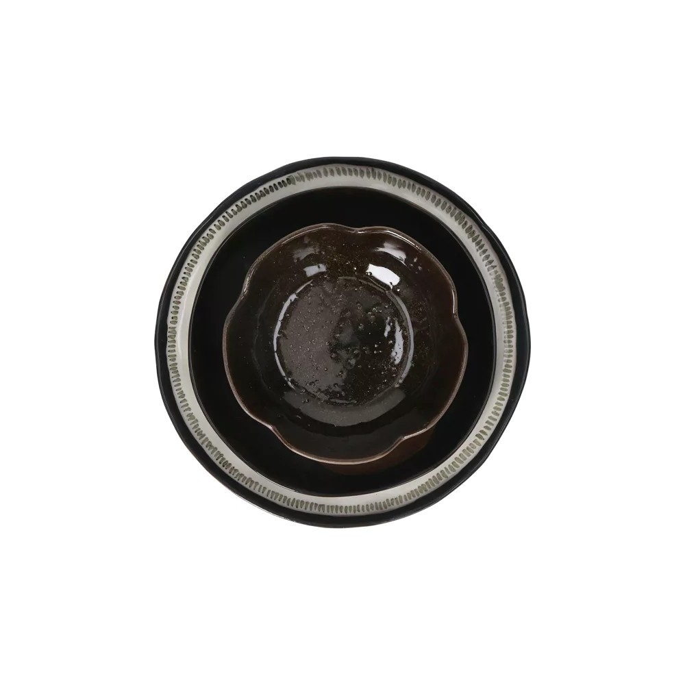 Cycle- Assiette à dessert- Grès Dia 22x H2cm