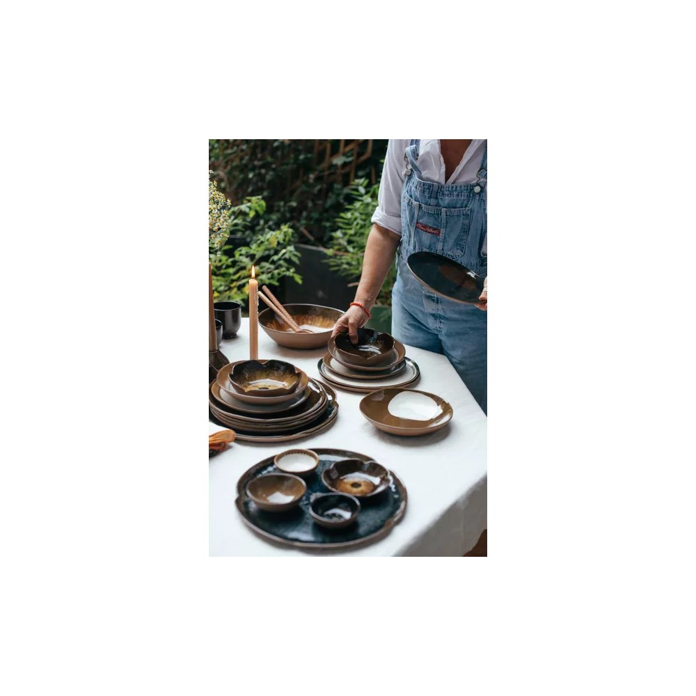 Cycle- Assiette plate- Grès Dia 27x H1.8cm