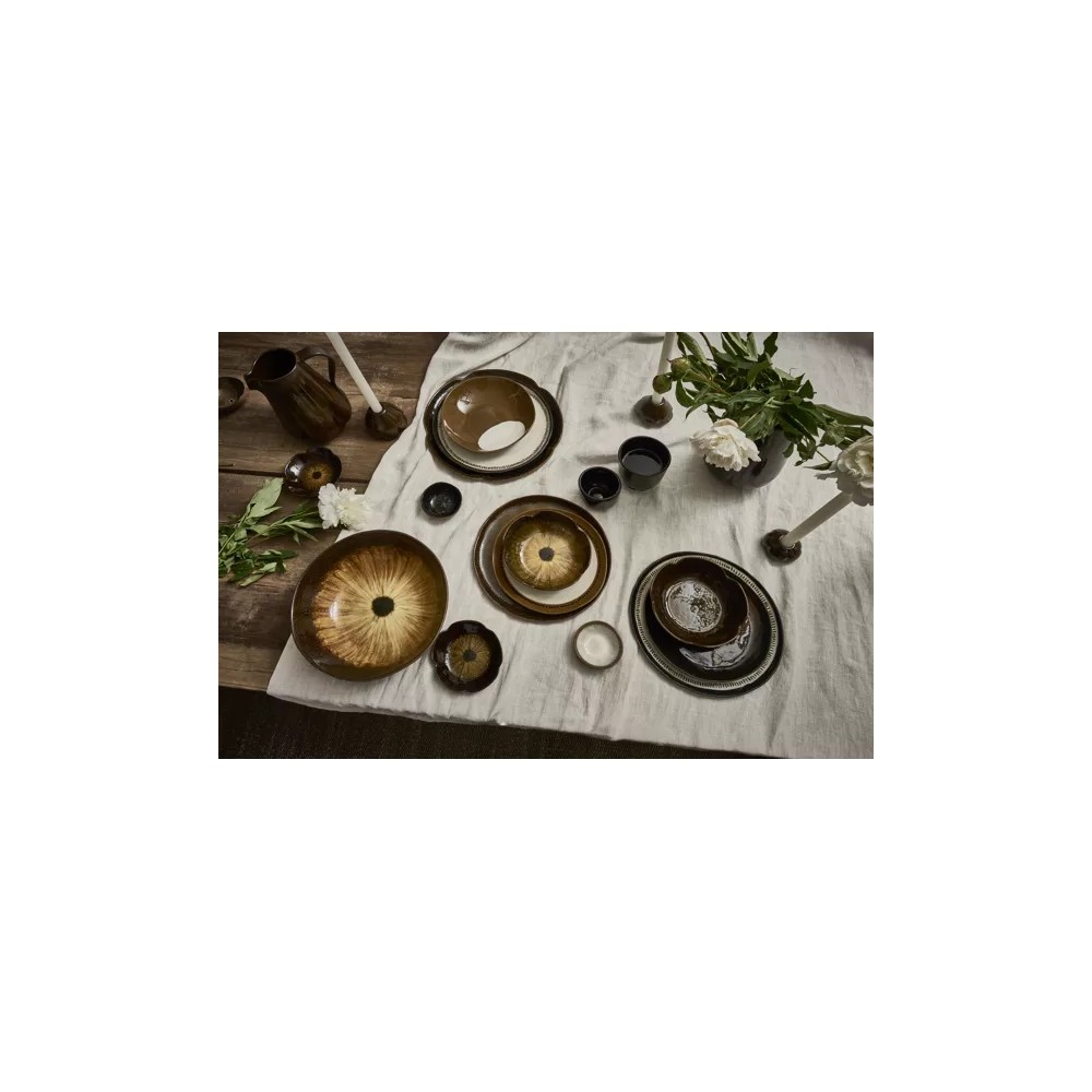 Cycle- Assiette plate- Grès Dia 27x H1.8cm