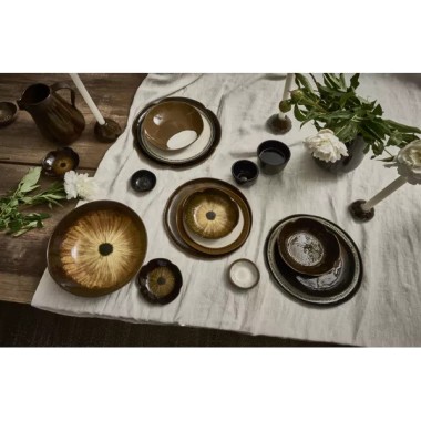 Cycle- Assiette plate- Grès Dia 27x H1.8cm