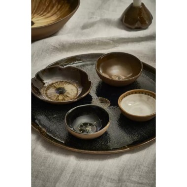 Cycle- Assiette de présentation- Grès Dia 31x H2.1 cm