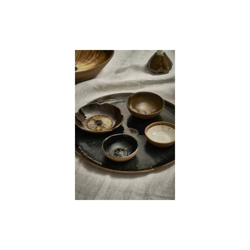 Cycle- Assiette de présentation- Grès Dia 31x H2.1 cm