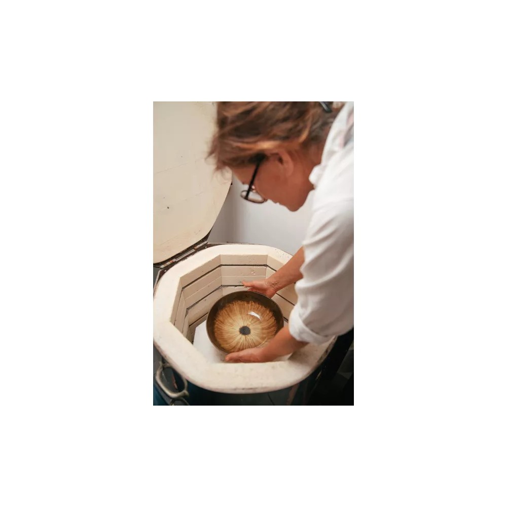 Cycle- Bol de présentation- Grès Dia 26x H5.5cm