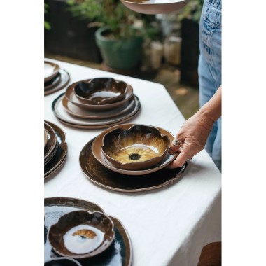 Cycle- Bol à céréales - Grès Dia 16x H3.5cm