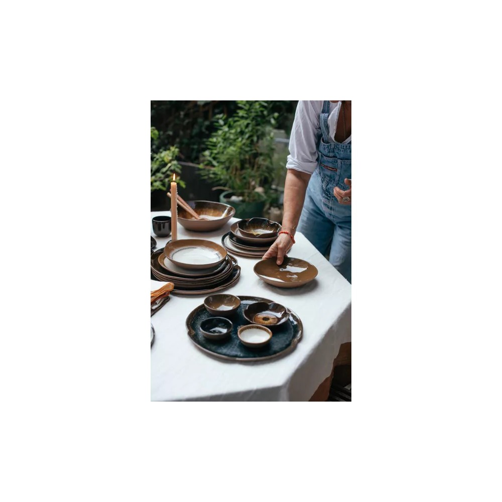 Cycle- Bol à pâtes- Grès Dia 21x H5.5cm