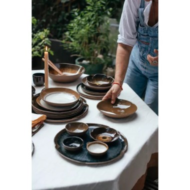 Cycle- Bol à pâtes- Grès Dia 21x H5.5cm