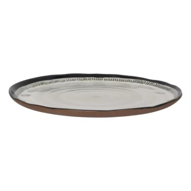 Cycle- Assiette plate- Grès Dia 27x H1.8cm