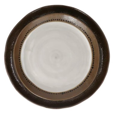 Cycle- Assiette à dessert- Grès Dia 21x H2cm