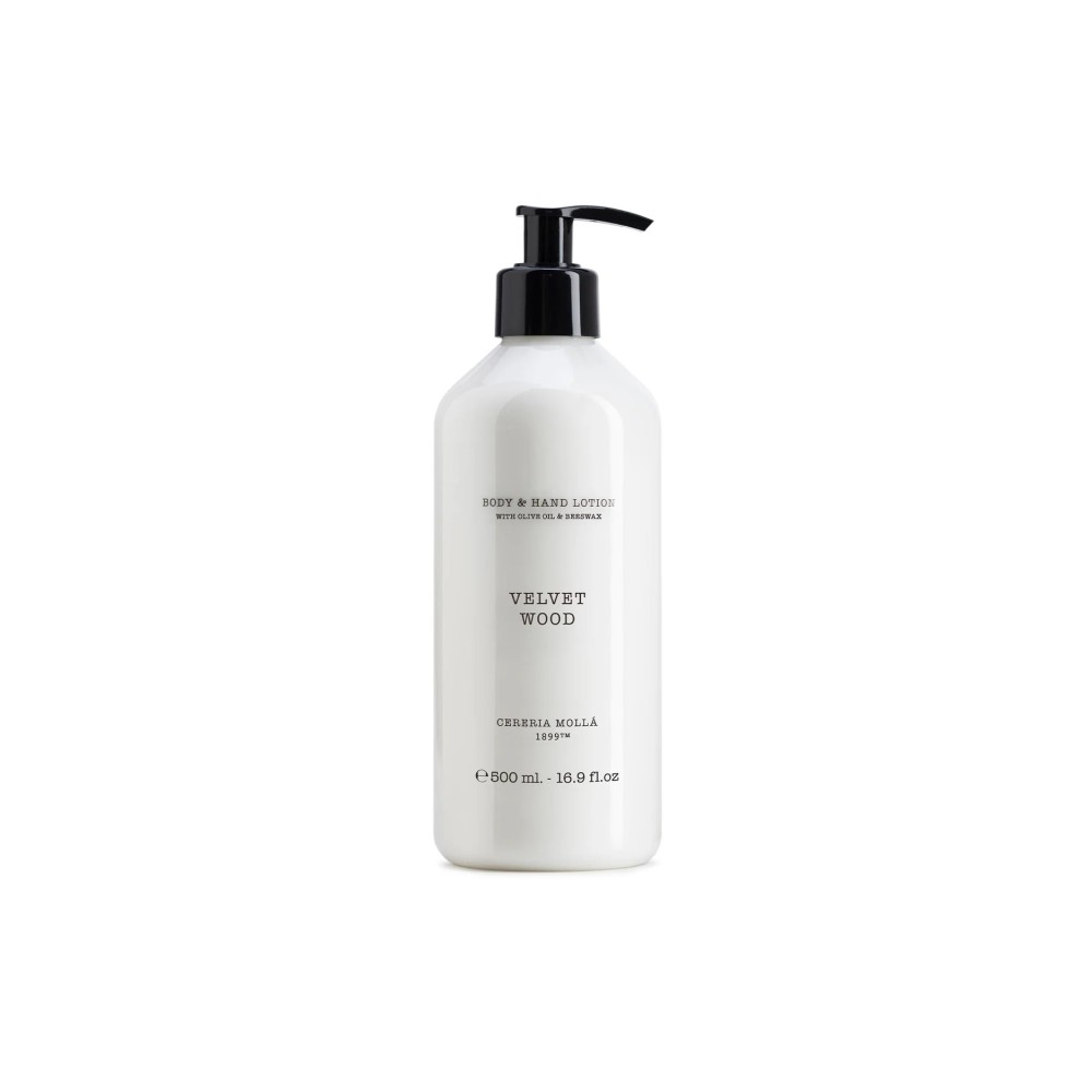 Lotion corps & mains  Velvet Wood - CM 1899 (500 ml )