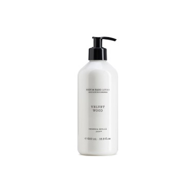 Lotion corps & mains  Velvet Wood - CM 1899 (500 ml )