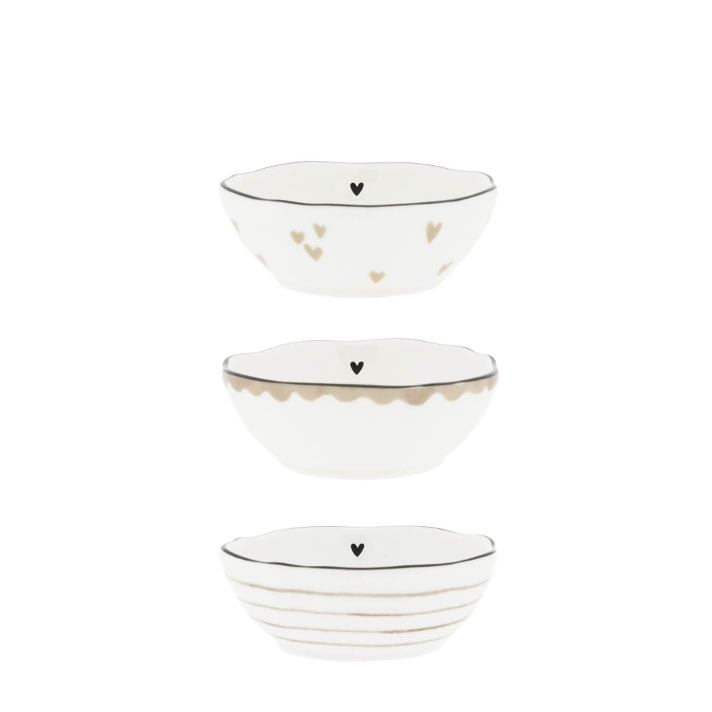 Mini bol bord dentelle en beige - BASTION COLLECTION