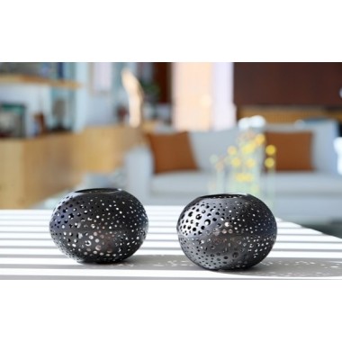 Photophore Santorin (19x20 cm- h13cm) - WMG